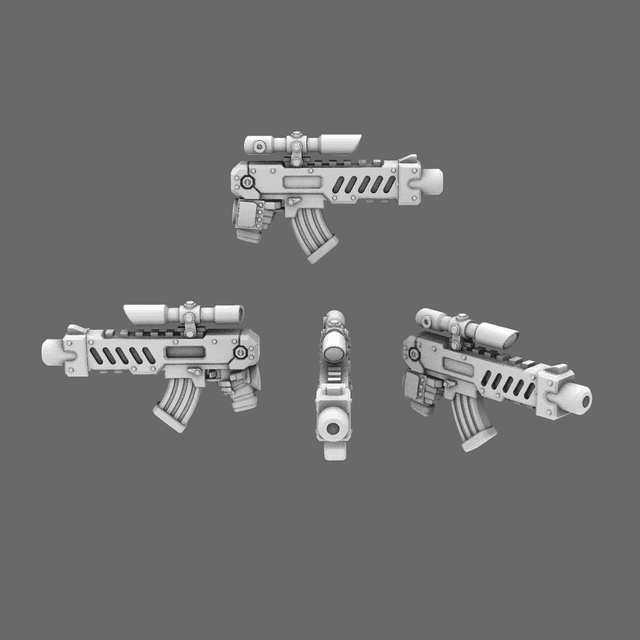 Space Knights Combat Rifles RIGHT