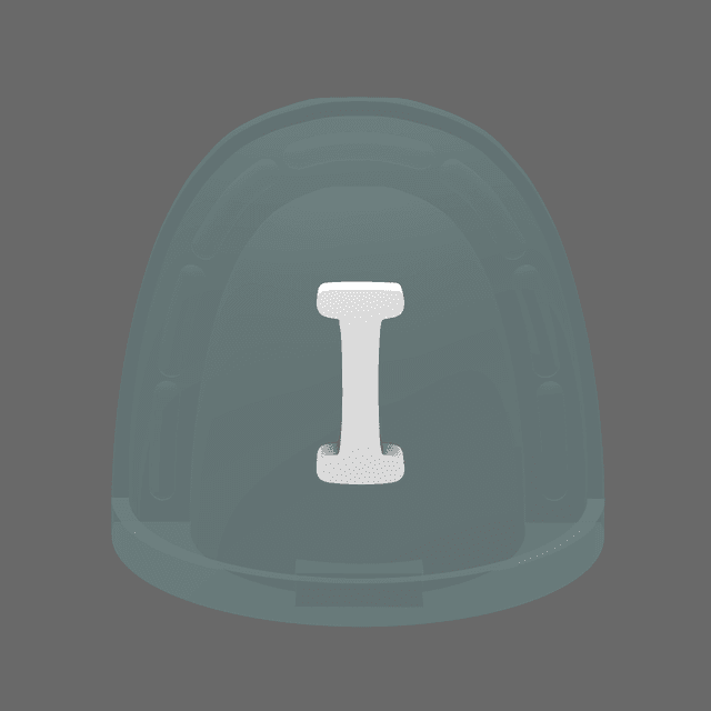 Space Knights V10K Standard Roman Numeral 01 Shoulder Symbols