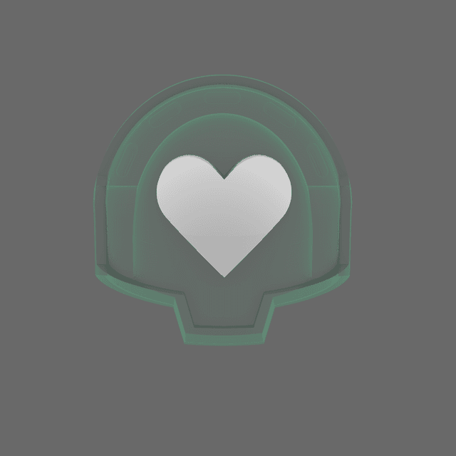 Cupid's Rangers DV04 Heart Shoulder Symbols