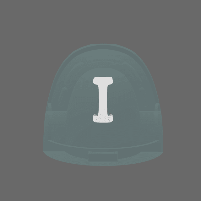 Space Knights V10R Standard Roman Numeral 01 Shoulder Symbols