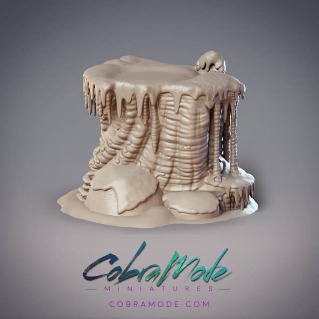 Snowy Plinth Scatter Terrain