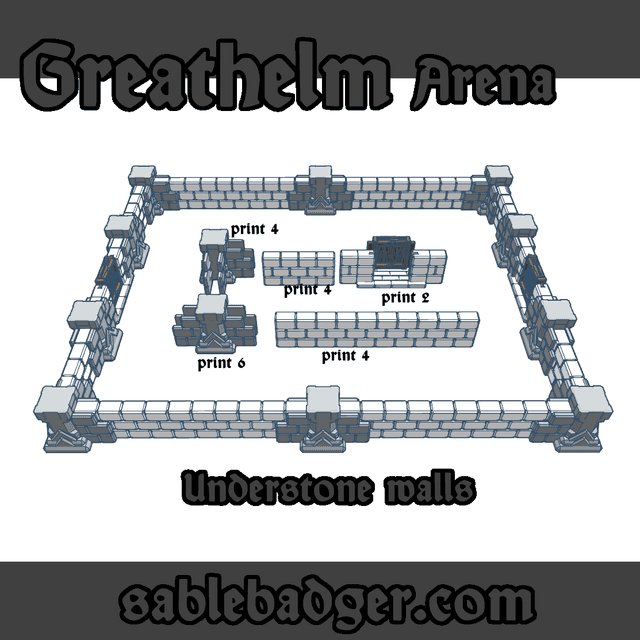 Greathelm - Simple Arena walls