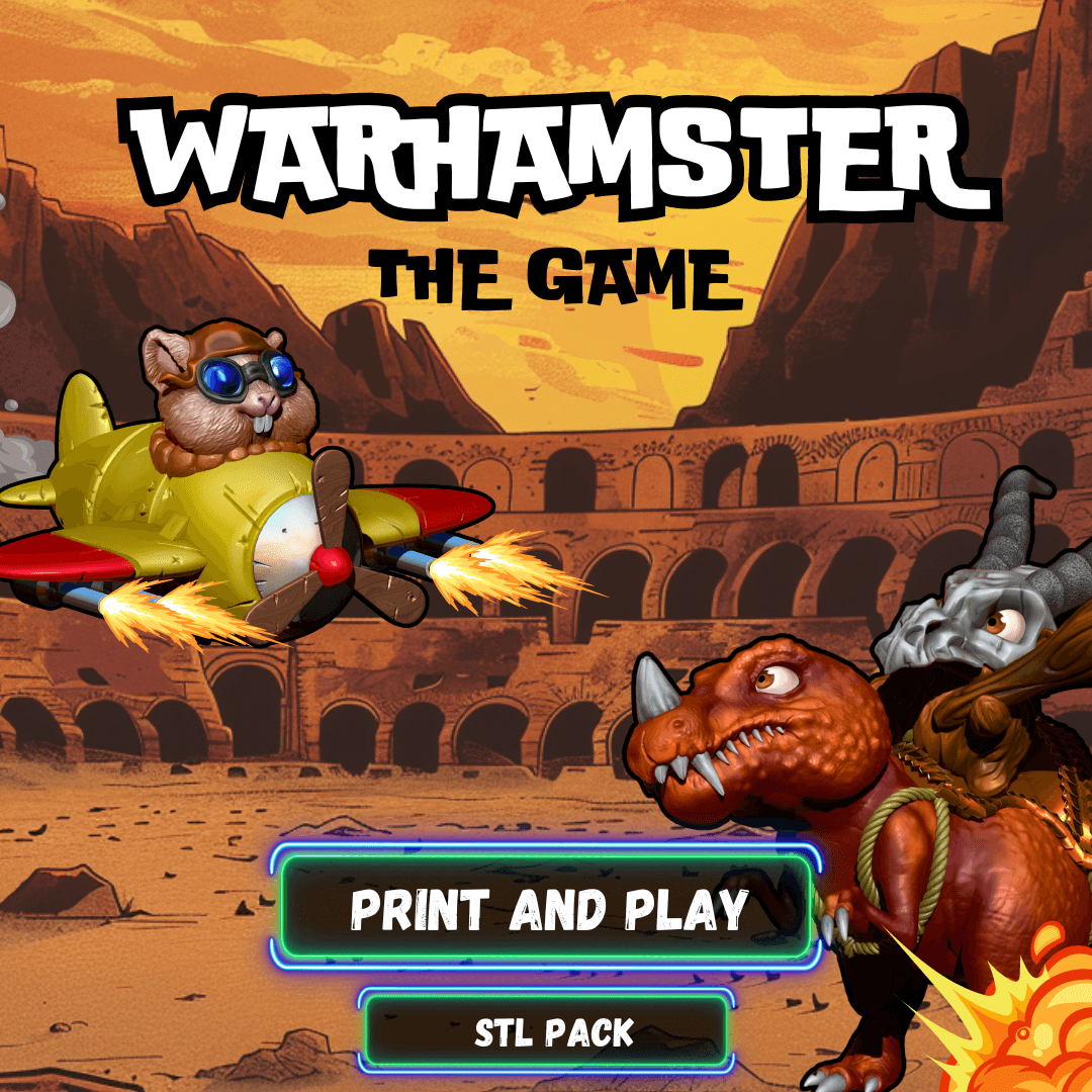 WARHAMSTER THE GAME - STL PACK 