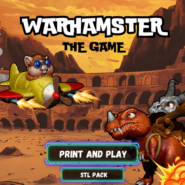WARHAMSTER THE GAME - STL PACK 