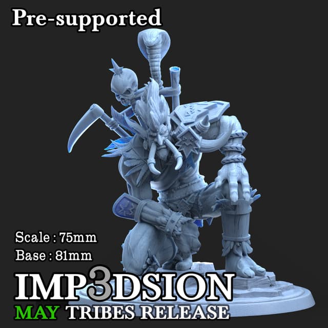 Troll shaman 75mm