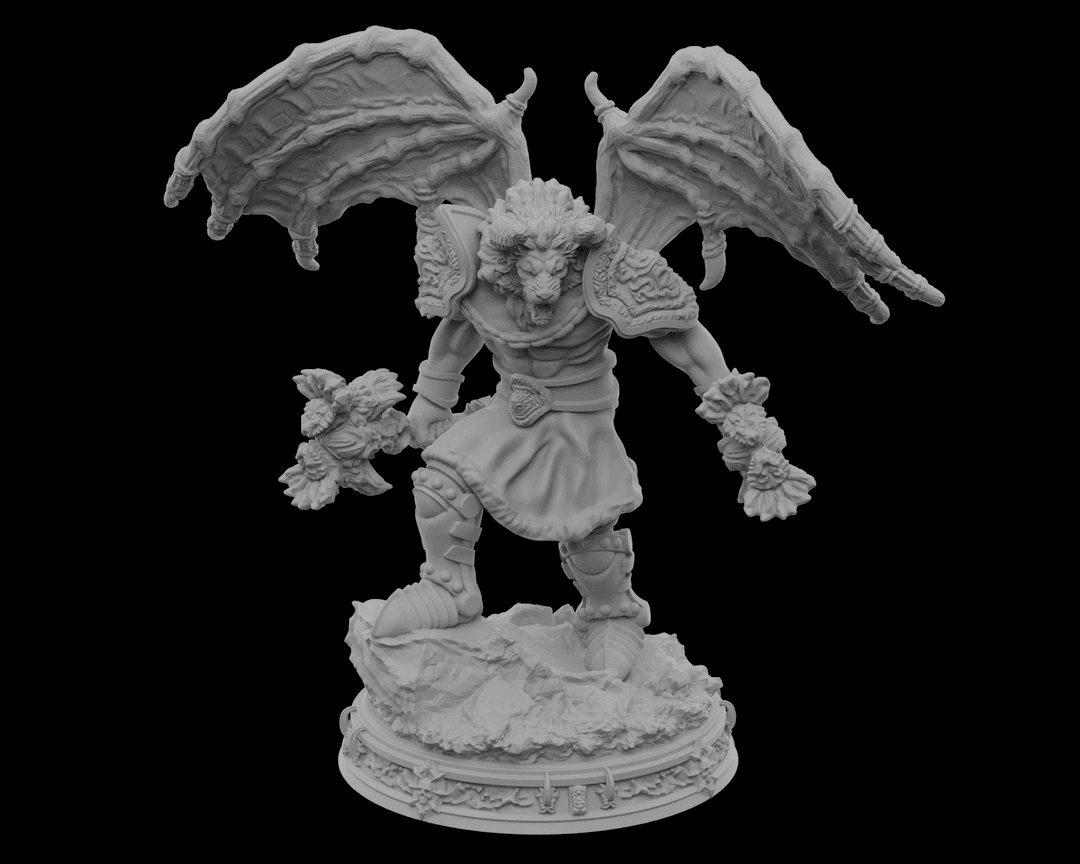 Manticore Demon Boss – Humanoid Form - V2 - by STF_CSC