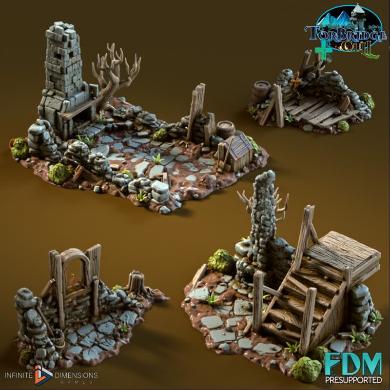 Ruined Building Scatter Terrain