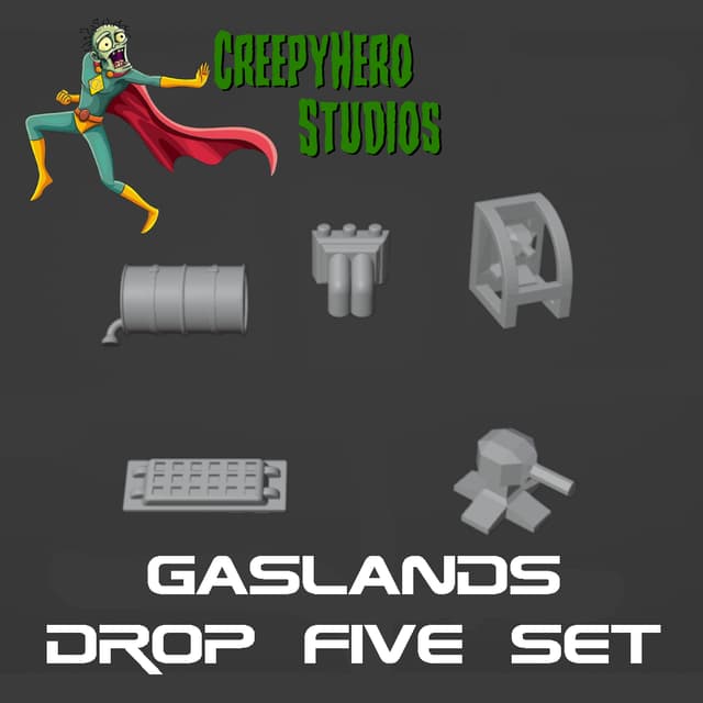 Gaslands Drop Weapon Five Set