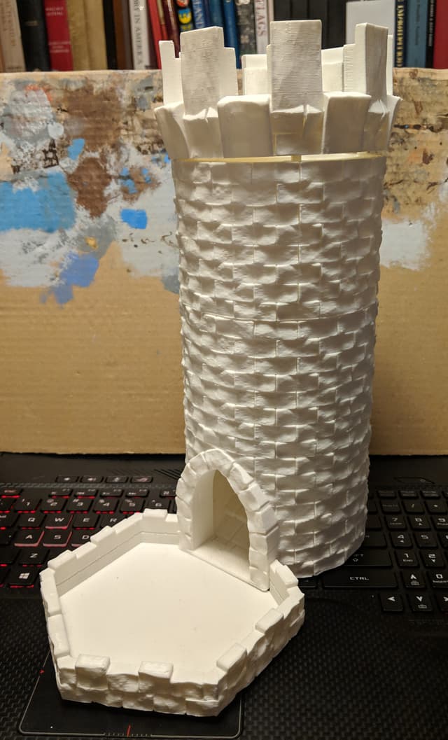 Medieval Stone Dice Tower - Modular