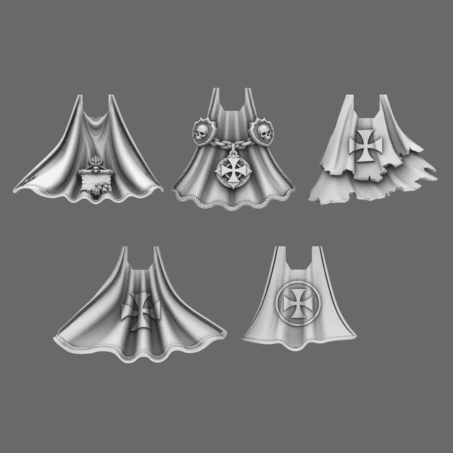 Crusader Knights Capes