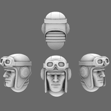 Patriotic Knights V10 Bomber Squad Heads