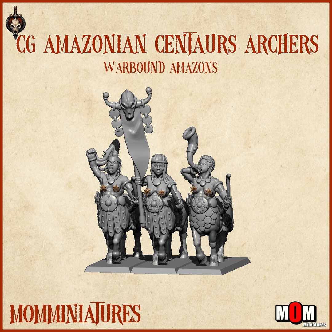 CG Amazonian Centaurs Archers (Warbound Amazons)