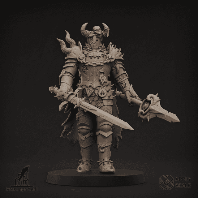 Infernal Knight 2 - Cursed Paladin - Warrior of Hell
