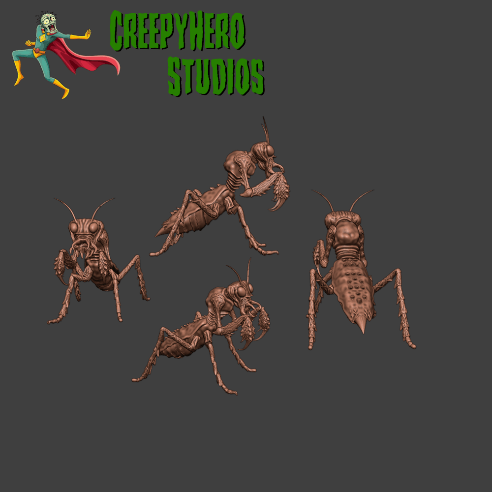 Giant Praying Mantis 28mm Scale