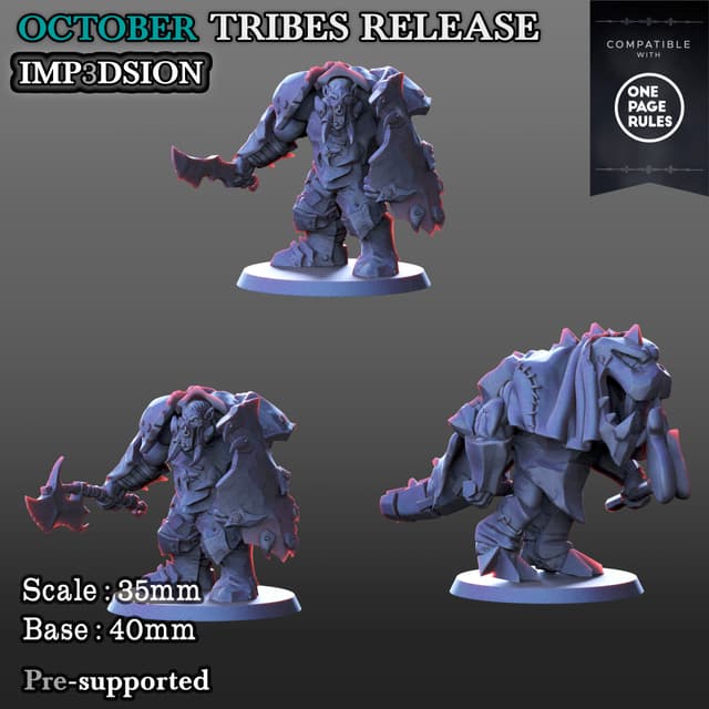 Ork Brutes and heads x3 body and x2 head