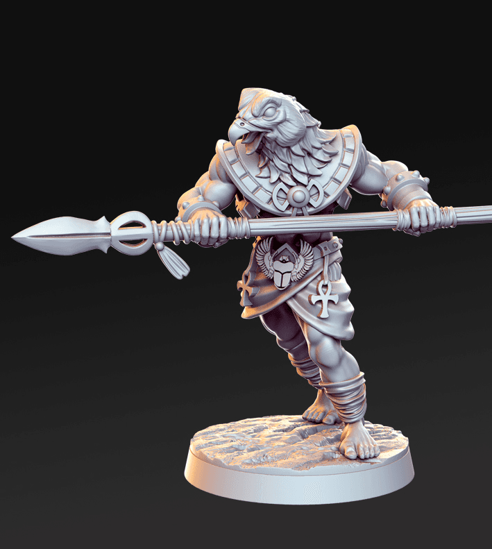 Horathi warrior with spear - RN Studio
