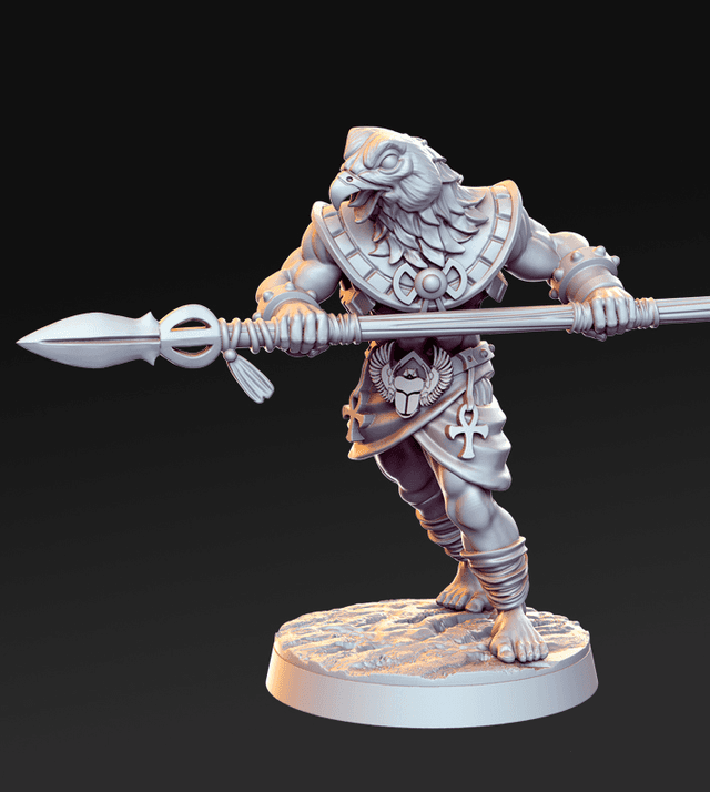 Horathi warrior with spear - RN Studio