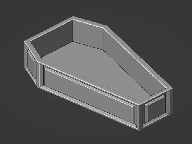 Coffin Dice Tray