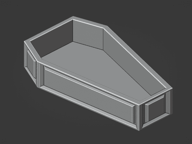 Coffin Dice Tray
