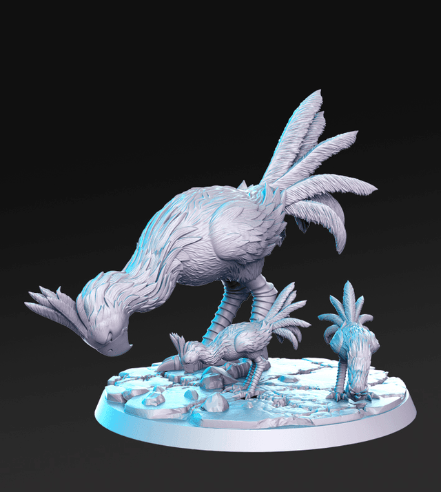 Chuco-Strider (mother with hatchlings) - RN Studio