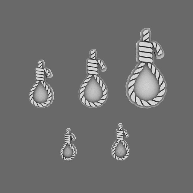 Hangmen Flat Symbols