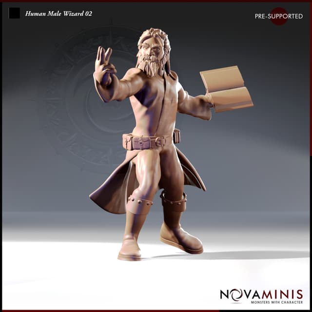 Human Male Wizard 02