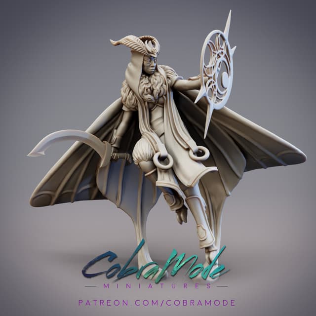 Acharya, Noctuoidea Moth Mage (Pre-Supported)