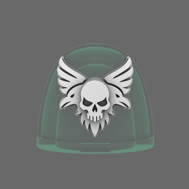Skull Ravens V7 Shoulder Symbols