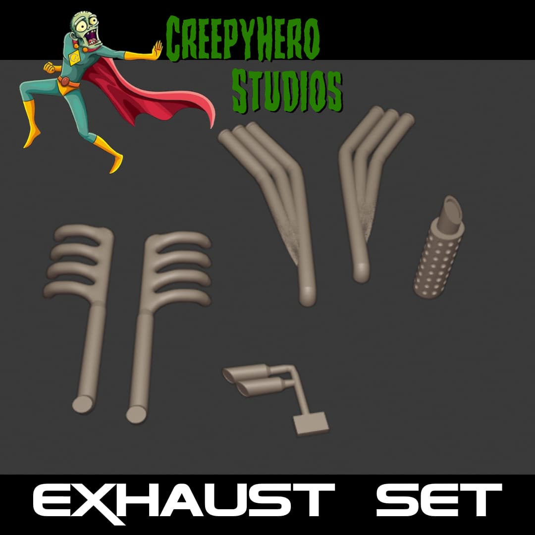Gaslands Exhaust Set