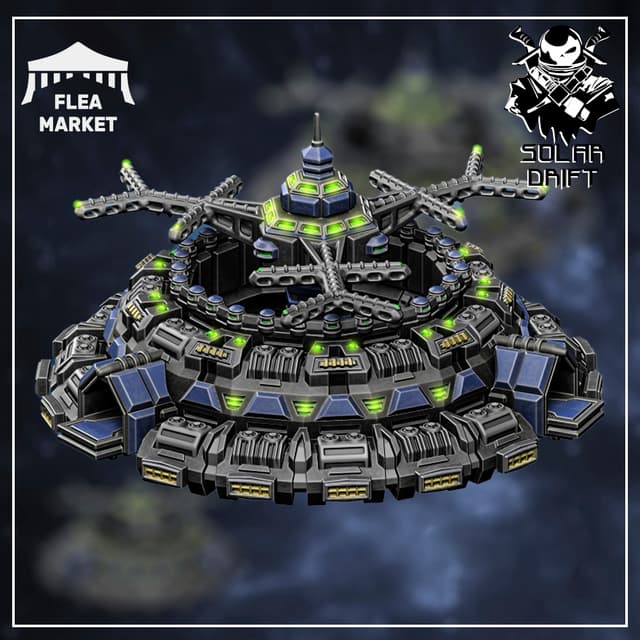 Solar Alliance Space Station (Flesh and Metal - Solar Drift)