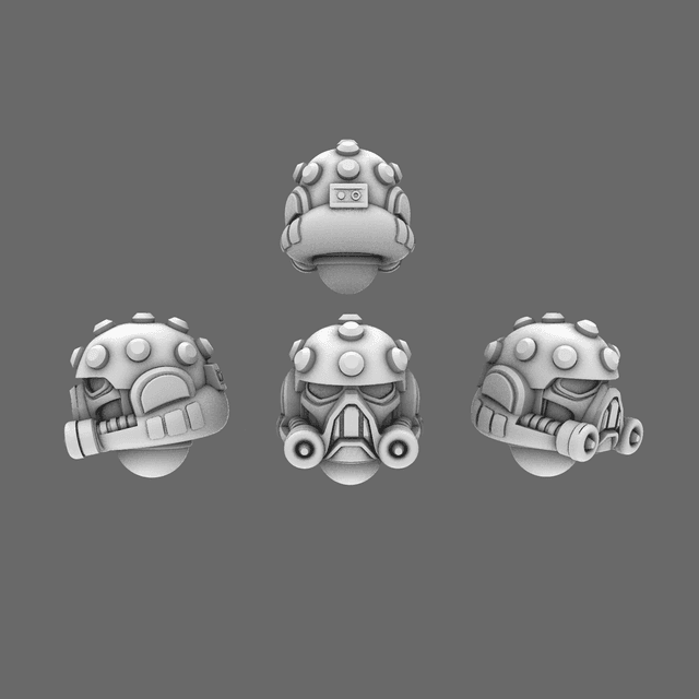 Space Knights V5 Defiance Helmets