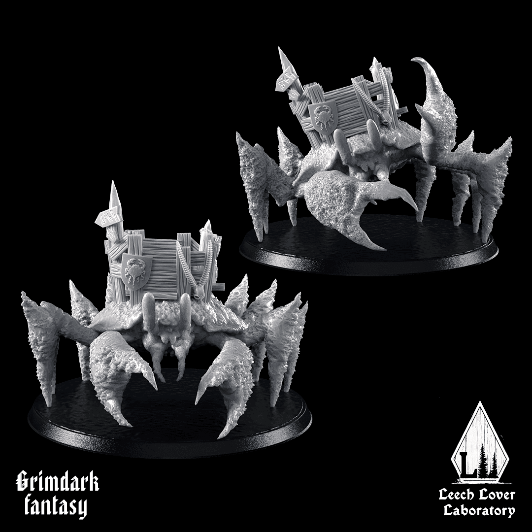 Giant Crabs for miniature-agnostic grimdark wargames