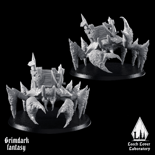 Giant Crabs for miniature-agnostic grimdark wargames