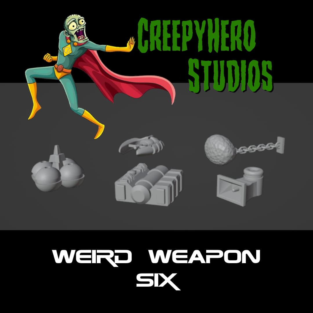 Gaslands Weird Weapon Six Set