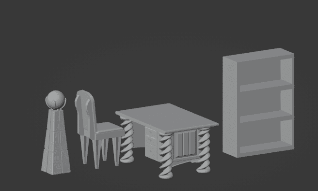Fantasy Wizard Room Furniture Set