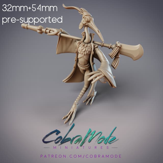 Nian Zhen, Feixian Crane Warrior (Pre-Supported)