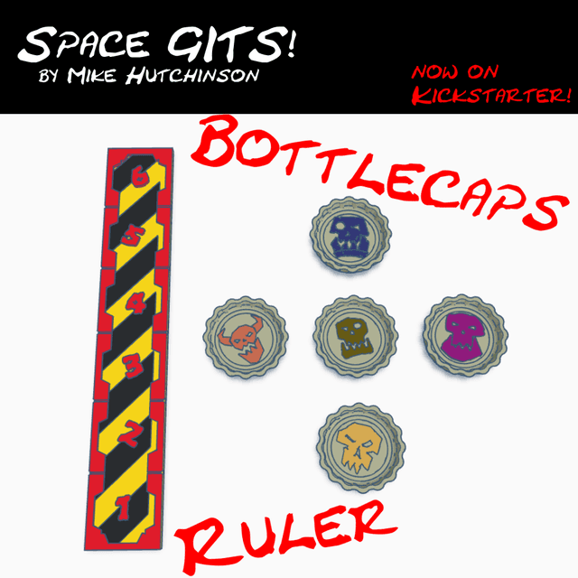 Tokens and Rulers for Space Gits