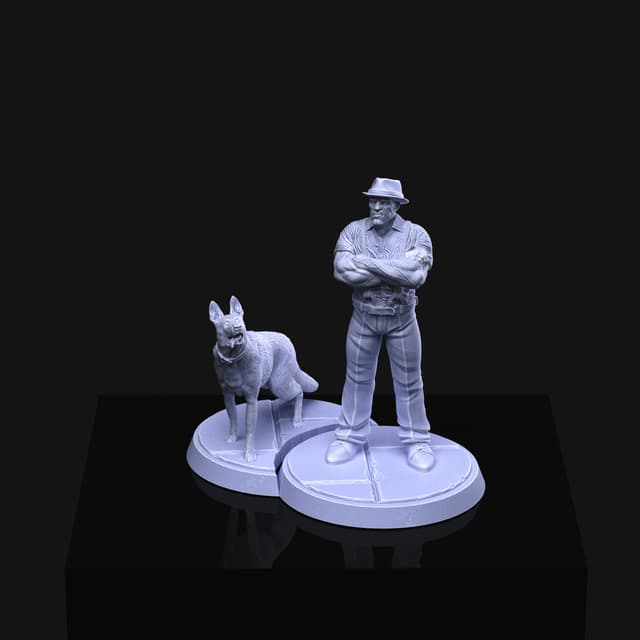 Investigator Rude & dog