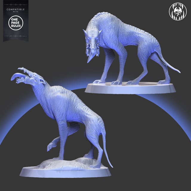 Vampire beast hunter 2 miniatures