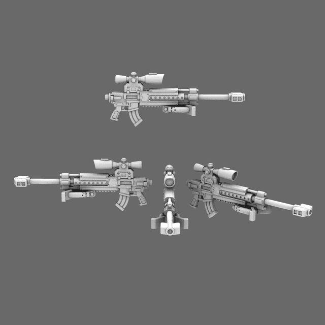 Space Knights AR Style Sniper Rifle NOHAND