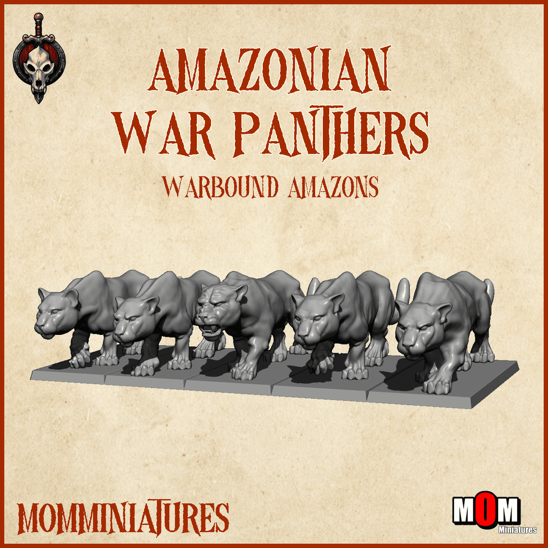 Amazonian War Panthers (Warbound Amazons)