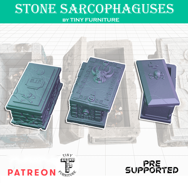 Stone sarcophaguses
