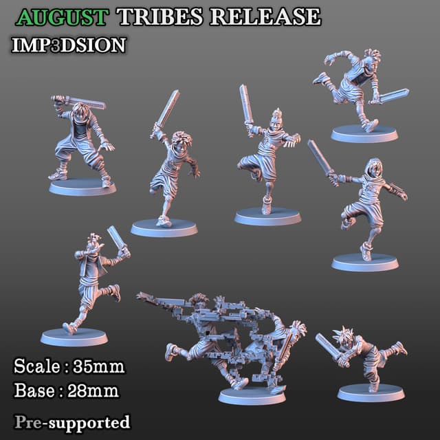 Temporal slidgers 8 miniatures