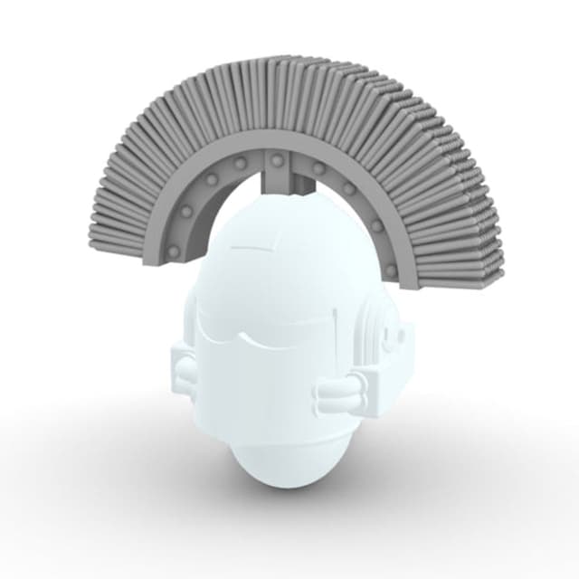 Space Knights Feathered Crest for V7 Helmets