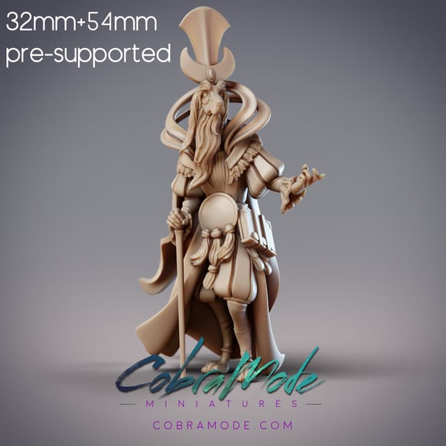 Ermingild, Okamian Canine Elder Mage (Pre-Supported)