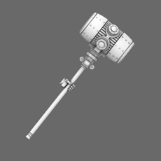 Cyber Samurai Power Warhammer LEFT
