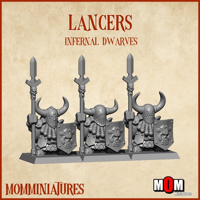 Infernal Dwarves Lancers (Infernal Dwarves)
