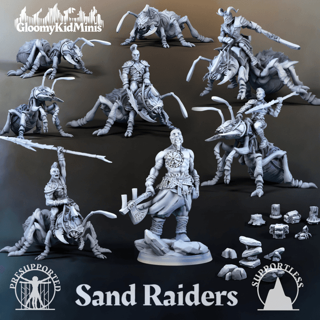 Dark Sun PT6 Full Set. Sand Raiders.