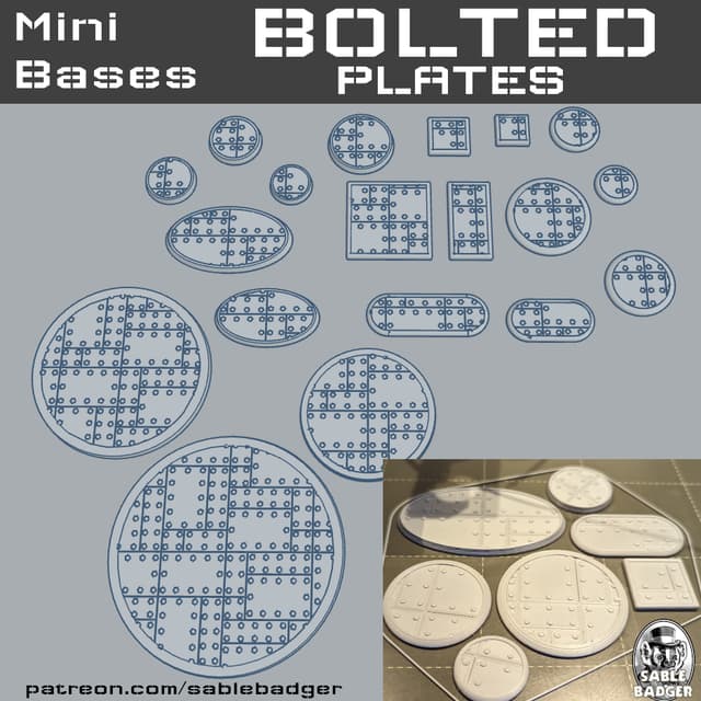 Mini Bases - Industrial Bolted Plates