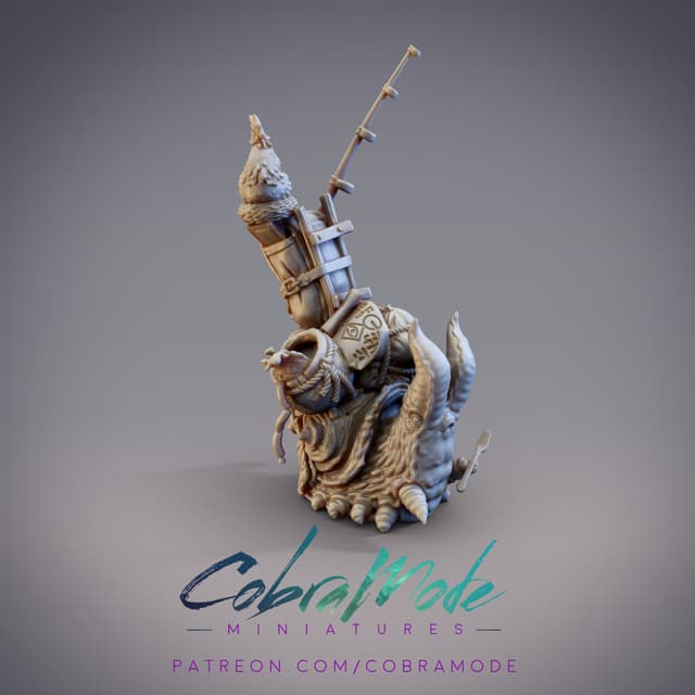 Giant Pack Snail (Pre-Supported)